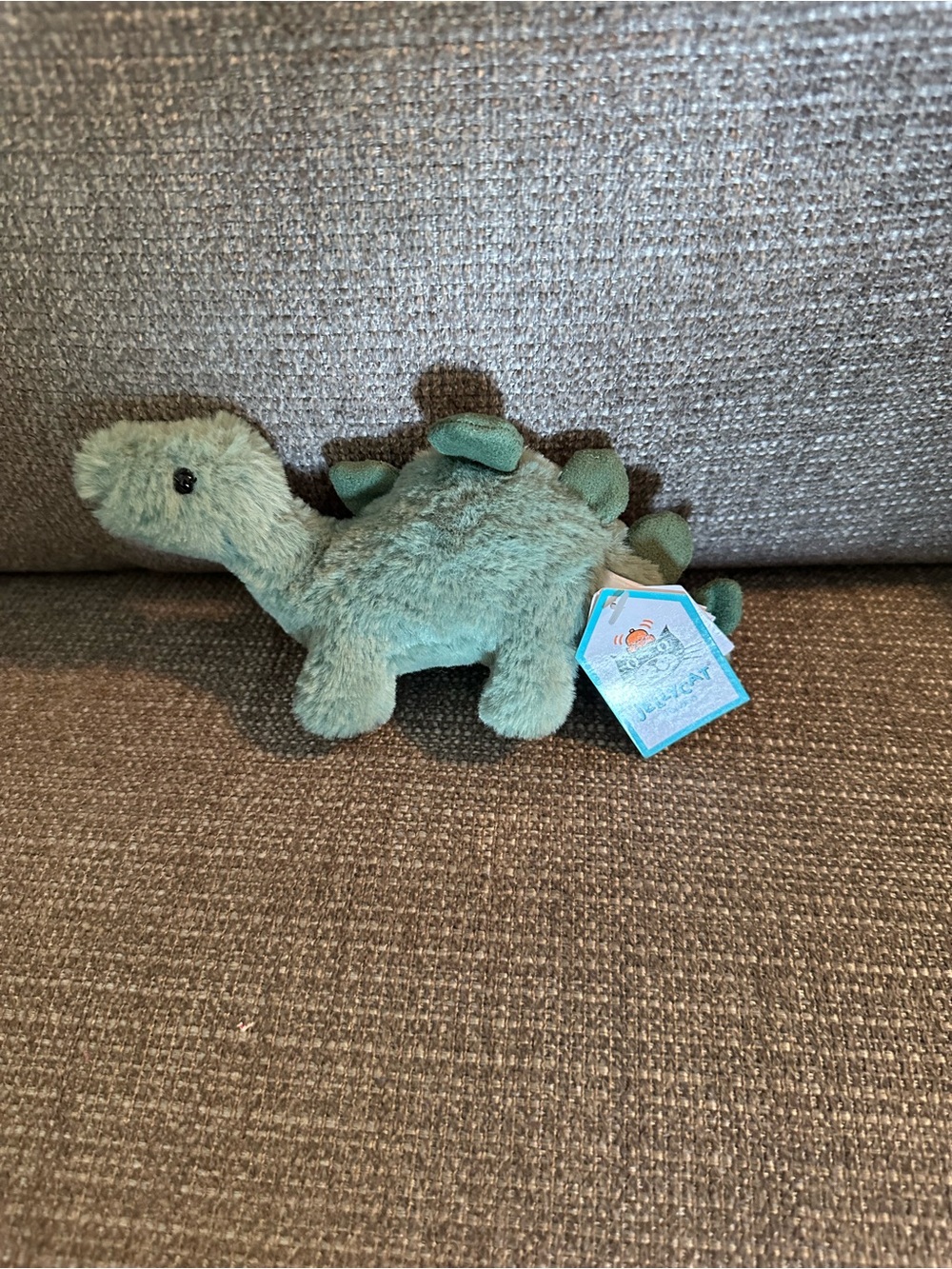 NWT Jellycat Green Mini Stegosaurus Plush Toy - Picture 2 of 3